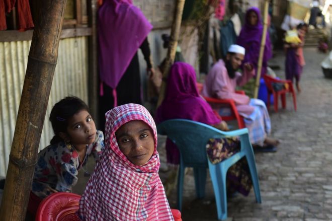 Amnesty estimates at least 27,000 Rohingya have fled to neighbouring Bangladesh. AFP/GETTY IMAGES